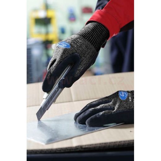 PRACOVNÍ RUKAVICE KORSAR KORI-CUT 5 FLEX ŠEDO-ČERNÉ, NEPROŘEZ TŘ. 5 (JEDEN PÁR)