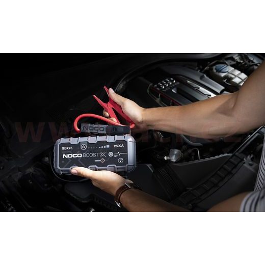 STARTOVACÍ BOX + POWER BANKA, STARTOVACÍ PROUD 2500A NOCO BOOST X GBX75 (USA)