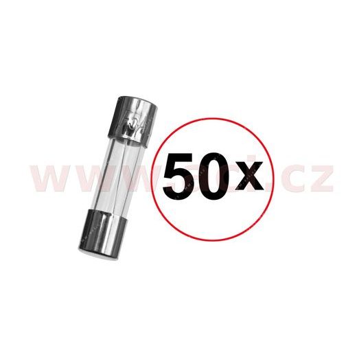 POJISTKA SKLENĚNÁ 5X20 5A (SADA 50KS)