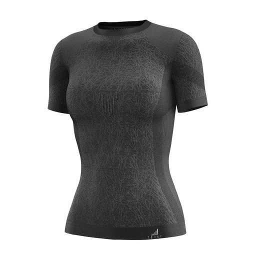 FUNKČNÉ TRIKO S KRÁTKYM RUKÁVOM K-DRY, DÁMSKE TECSO (TMAVO ŠEDÁ)