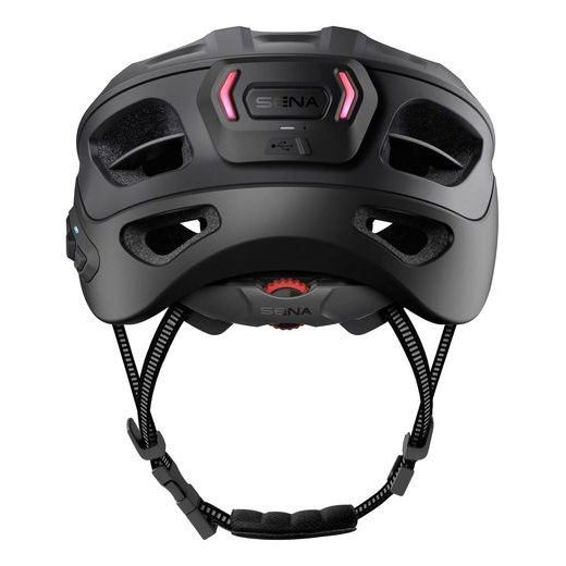 CYKLO PŘILBA S HEADSETEM R1 EVO, SENA (MATNÁ ČERNÁ)