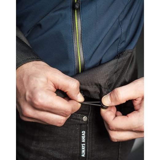 LS2 ZIRCONIUM MAN JACKET BLUE BLACK H-V YELLOW