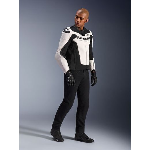 BUNDA GP FORCE V2, ALPINESTARS (BÍLÁ/ČERNÁ) 2026