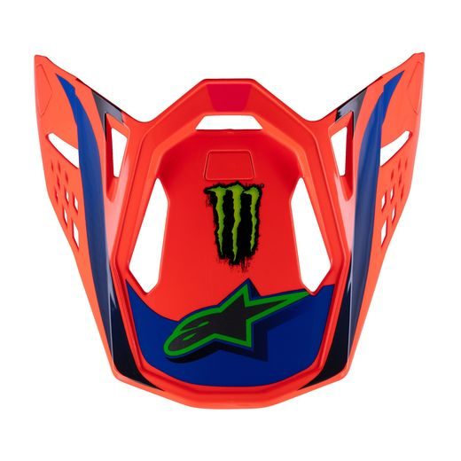 ŠILT PRE PRILBY SUPERTECH EDÍCIA HAIDEN DEEGAN, ALPINESTARS (ORANŽOVÁ FLUO/FIALOVÁ/RŮŽOVÁ/ZELENÁ, VERZIA ECE 22.06)