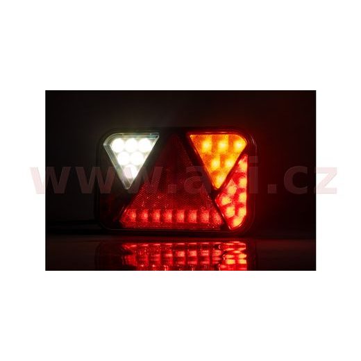 ZADNÍ SVĚTLO LED 200X130 MM, KABEL 1 M, P