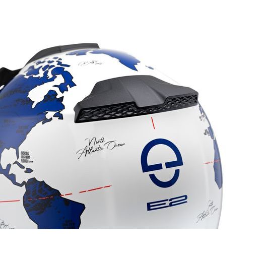 PRILBA SCHUBERTH E2 ATLAS WHITE/BLUE