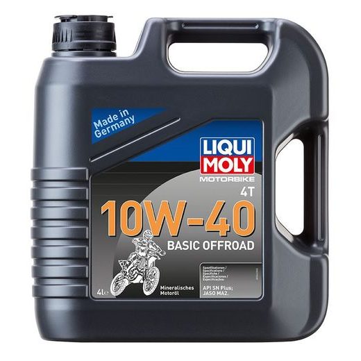 LIQUI MOLY MOTORBIKE 4T 10W40 BASIC OFFROAD, MINERÁLNY MOTOROVÝ OLEJ OLEJ 4 L