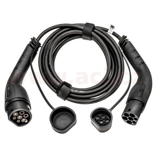 NABÍJECÍ KABEL PRO EV, TYP 2 / TYP 2, 32 A / 22 KW, 3 FÁZE, 480 V, DÉLKA 4 M, HELLA