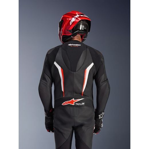JEDNODIELNA KOMBINÉZA GP FORCE V2, ALPINESTARS (ČERNÁ/BÍLÁ/ČERVENÁ FLUO) 2026