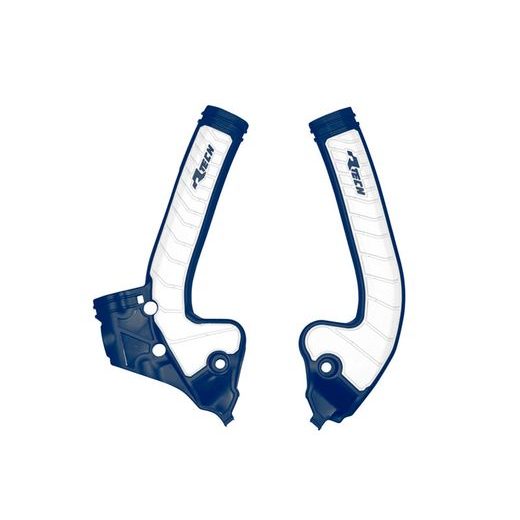 PROTEKTORY RÁMU HUSQVARNA, RTECH (SADA, MODRO-BIELE)