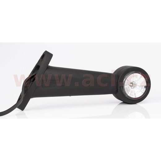 POZIČNÍ SVĚTLO LED (118X45 MM) KOMBINACE 2V1 S GUMOVÝM DRŽÁKEM, KABEL 0,5 M, L=P