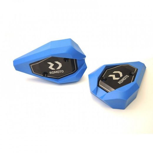 CRASH SLIDERS RDMOTO KTM13N BLUE POLYAMIDE WITH BLACK CAPS