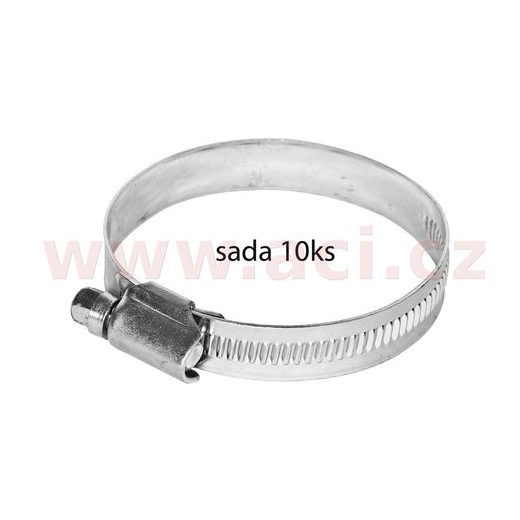 HADICOVÁ SPONA NEPERFOROVANÁ TYP W1, 20-32 MM (SADA 10 KS)