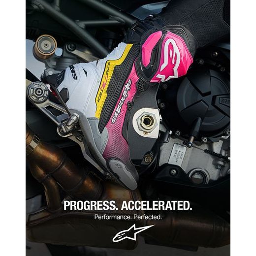 TOPÁNKY SUPERTECH R, ALPINESTARS (ČERNÁ/BÍLÁ/RŮŽOVÁ/ŽLUTÁ) 2026