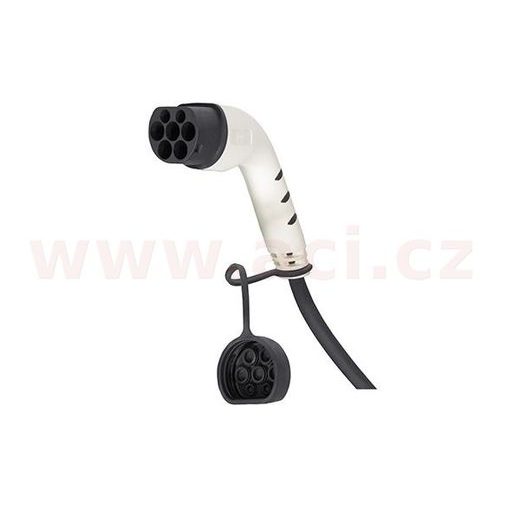 NABÍJECÍ KABEL PRO EV, TYP 2 / TYP 2, 32 A / 22 KW, 3 FÁZE, 480 V, DÉLKA 6 M, BÍLÉ KONEKTORY HELLA