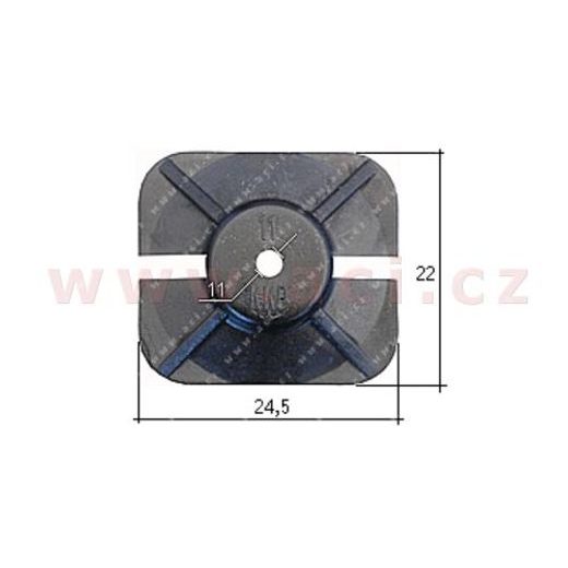 PLASTOVÁ PŘÍCHYTKA S VNITŘNÍM ZÁVITEM (SADA 10 KS)