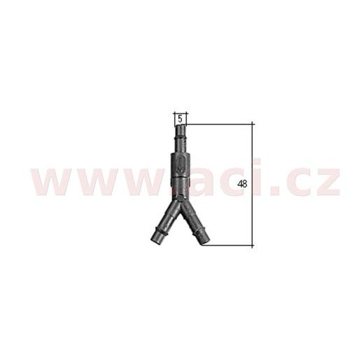 HADIČKOVÁ ROZDVOJKA "Y" (SADA 5 KS)