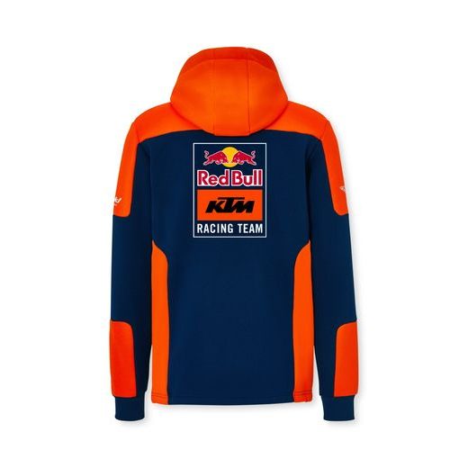 MIKINA S KAPUCŇOU TEAM, KTM RED BULL (MODRÁ,ORANŽOVÁ)