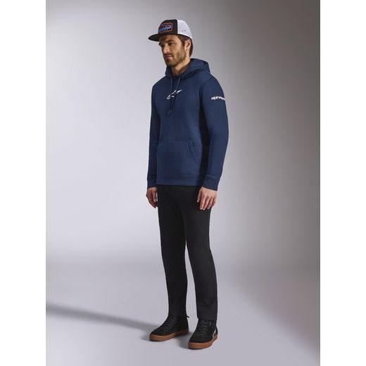 MIKINA FRONTAL HOODIE, ALPINESTARS (MODRÁ)