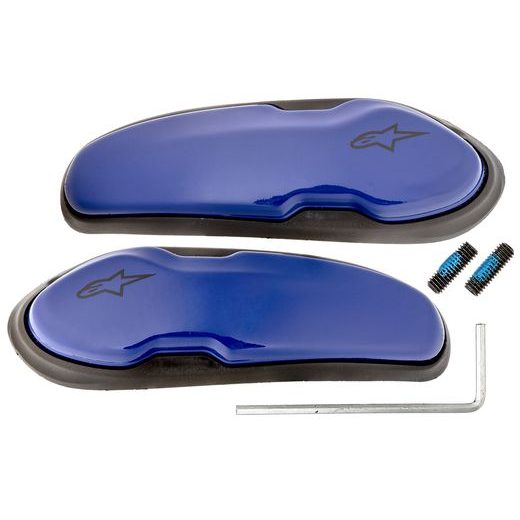SLIDERY ŠPIČKY PRE TOPÁNKY SUPERTECH R/SMX PLUS/SMX-6/SMX S A SMX-1 R, ALPINESTARS (MODRÁ, ZLIATINA HLINÍKU/PLAST, PÁR)