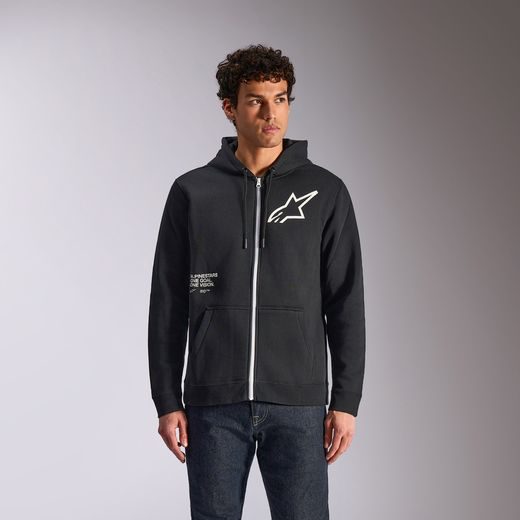 MIKINA TRANSVERSE HOODIE, ALPINESTARS (ČIERNA)