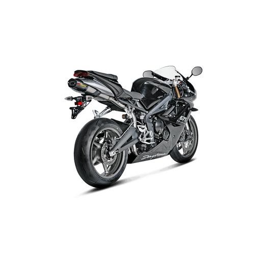 HOMOLOGOVANÁ VÝFUKOVÁ KONCOVKA, RAD SLIP-ON LINE (TITANIUM), AKRAPOVIČ