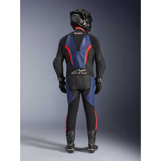JEDNODIELNA KOMBINÉZA GP FORCE V2, ALPINESTARS (ČERNÁ/MODRÁ/ČERVENÁ FLUO) 2026