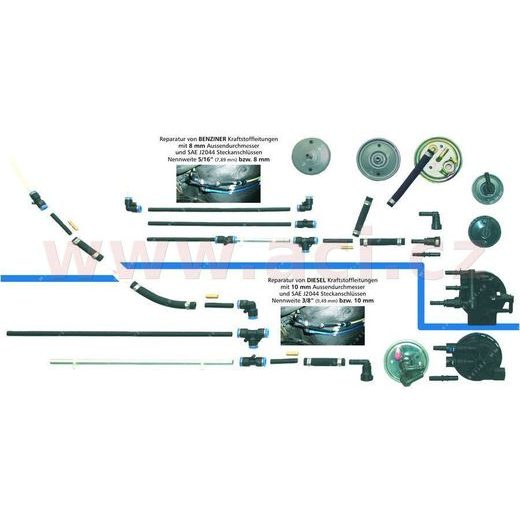 SADA PRO OPRAVU PALIVOVÉHO VEDENÍ, 117 KS