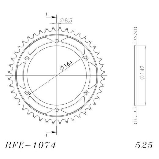 REŤAZOVÁ SADA D.I.D CHAIN - ZLATÝ CHAIN 525 ZVM-X, X-RING (X, NX, QX, XS), CHK FRONT SPROCKET JT, CHK REAR SPROCKET SUPERSPROX PRE HYOSUNG GT 650 COMET 2004-2008