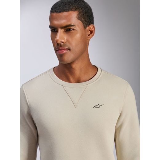 MIKINA POSITIVE CREW, ALPINESTARS (BIELA OFF WHITE)