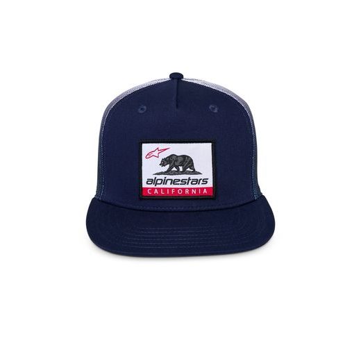 ŠILTOVKA CALI GRADIENT TRUCKER, ALPINESTARS (MODRÁ/BÍLÁ)