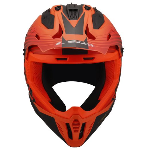 LS2 MX708 FAST II DUCK M.H-V ORANGE RED-06
