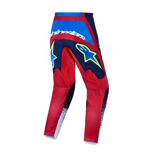 NOHAVICE FLUID DRAG, ALPINESTARS (TMAVO MODRÁ/ČERVENÁ/ZELENÁ/BÍLÁ) 2027