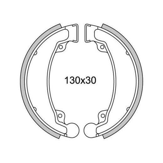 BRZDOVÉ OBLOŽENIE (DRÁŽKOVANÉ) NEWFREN (2 KS V BALENIE)