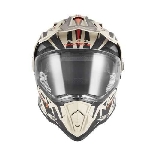 PRILBA N312 TRACK, NOX (PIESKOVÁ MATNÁ, ORANŽOVÁ) 2026