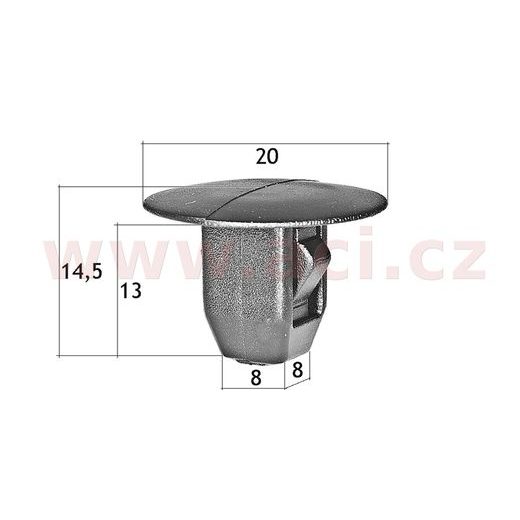 PLASTOVÁ PŘÍCHYTKA (SADA 10 KS)