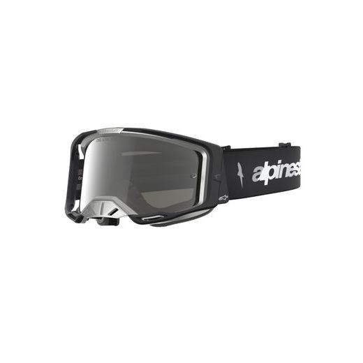 OKULIARE VISION 8 AMBER, ALPINESTARS (ČERNÁ/STŘÍBRNÁ, ZRKADLOVÉ STRIEBORNÉ PLEXI) 2027