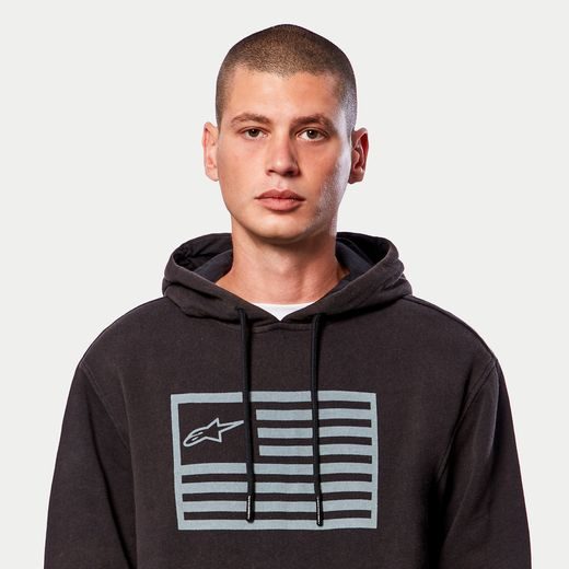 MIKINA ARTIFACT HOODIE, ALPINESTARS (ČIERNA)