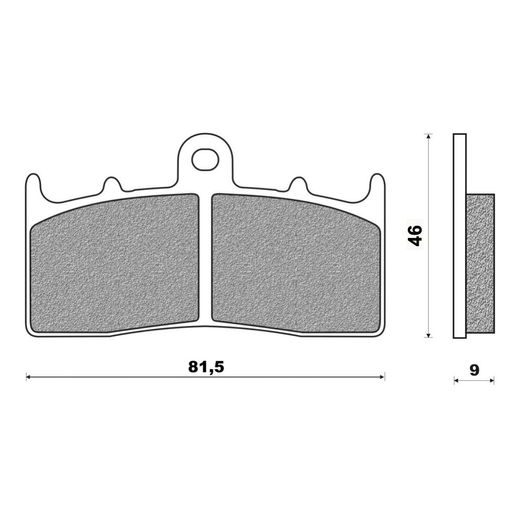 BRZDOVÉ DOŠTIČKY, NEWFREN (ZMES ROAD TOURING SINTERED) 2 KS V BALENIE