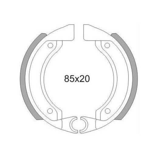 BRZDOVÉ OBLOŽENIE (ŠTANDARDNÉ MATERIÁL) NEWFREN (2 KS V BALENIE)