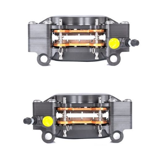 RADIAL BILLET 2-PIECE CALIPER ACCOSSATO PZ011 - DISTANCE 100 MM PISTON IN ALUMINIUM