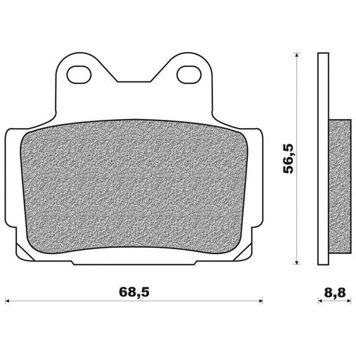 BRZDOVÉ DOŠTIČKY (ORGANICKÁ ZMES) NEWFREN (2 KS V BALENIE)