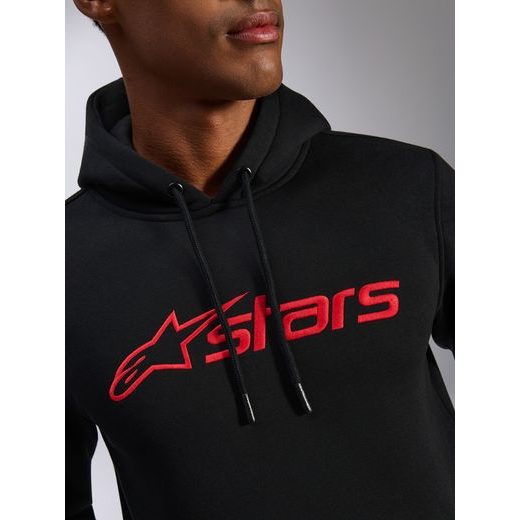 MIKINA BLAZE HOODIE 3, ALPINESTARS (ČERNÁ/RED)
