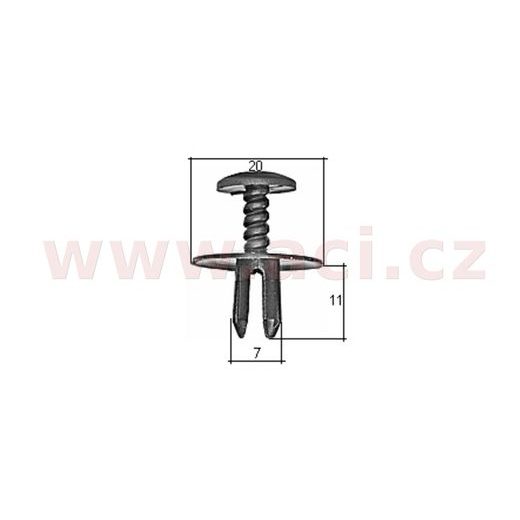 PLASTOVÝ NÝTEK (SADA 10 KS)