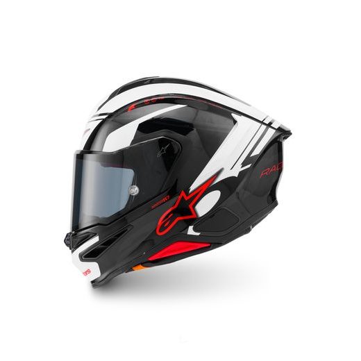 PRILBA S-R7 A-CORE, ALPINESTARS (ČERNÁ/BÍLÁ/ČERVENÁ) 2026