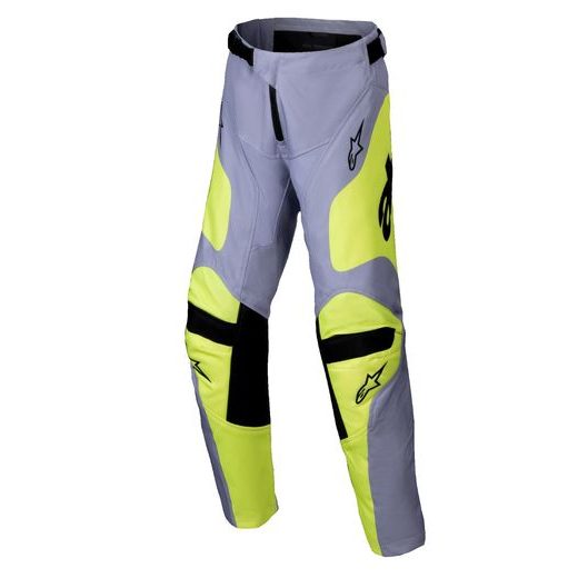 NOHAVICE RACER VEIL, ALPINESTARS, DETSKÉ (ŠEDÁ/ŽLUTÁ FLUO) 2025