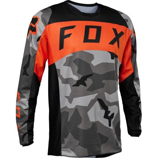 FOX 180 BNKR JERSEY, GREY CAMO MX23