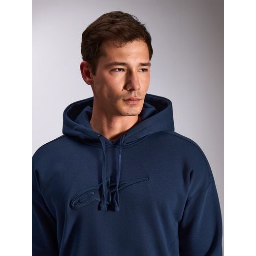 MIKINA EMERGENT OVERSIZED HOODIE, ALPINESTARS (MODRÁ)
