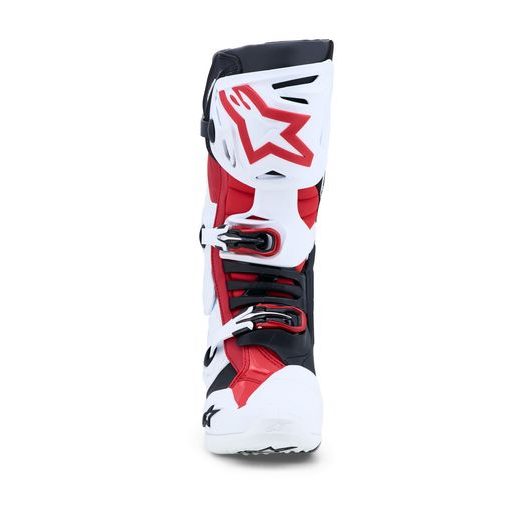 TOPÁNKY TECH 10, ALPINESTARS (BÍLÁ/ČERNÁ/ČERVENÁ) 2027