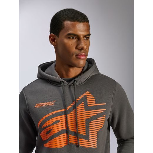 MIKINA FASTING HOODIE, ALPINESTARS (ŠEDÁ)